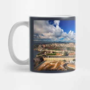 Corfu Old Town Panorama Mug